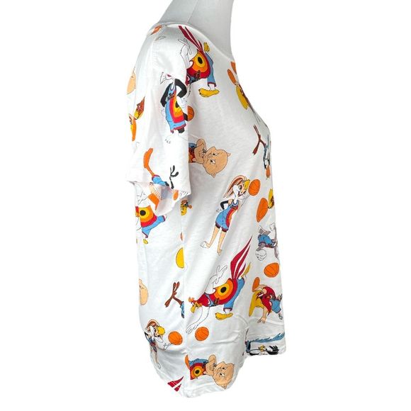 Warner Brothers Space Jams T Shirt White Size Medium - Picture 4 of 6